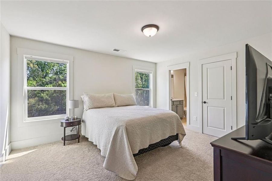 Furnished interior view inside a new home in , Hoschton (Image 58).