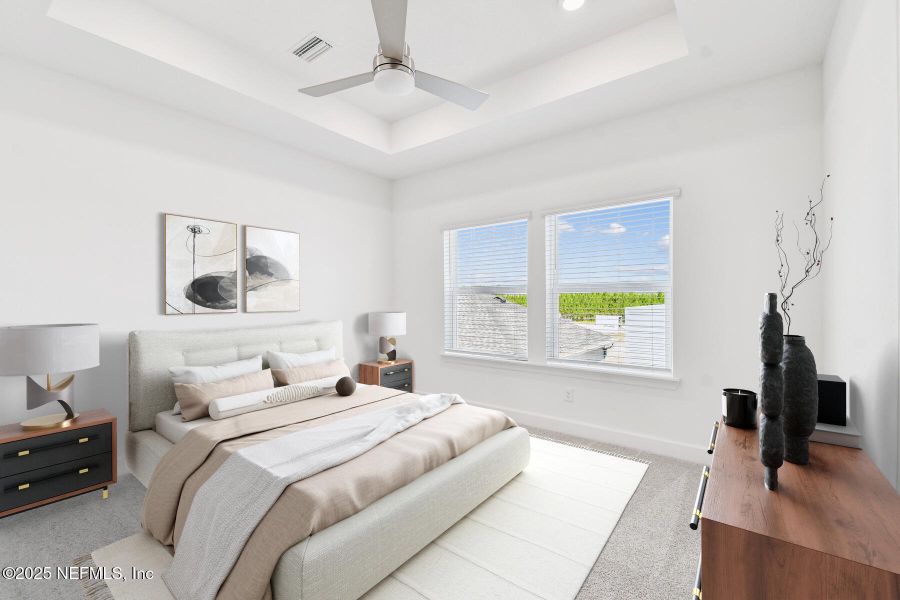 Furnished interior view inside a new home in Seven Pines 24' Rear Entry Townhomes, Jacksonville (Image 8).