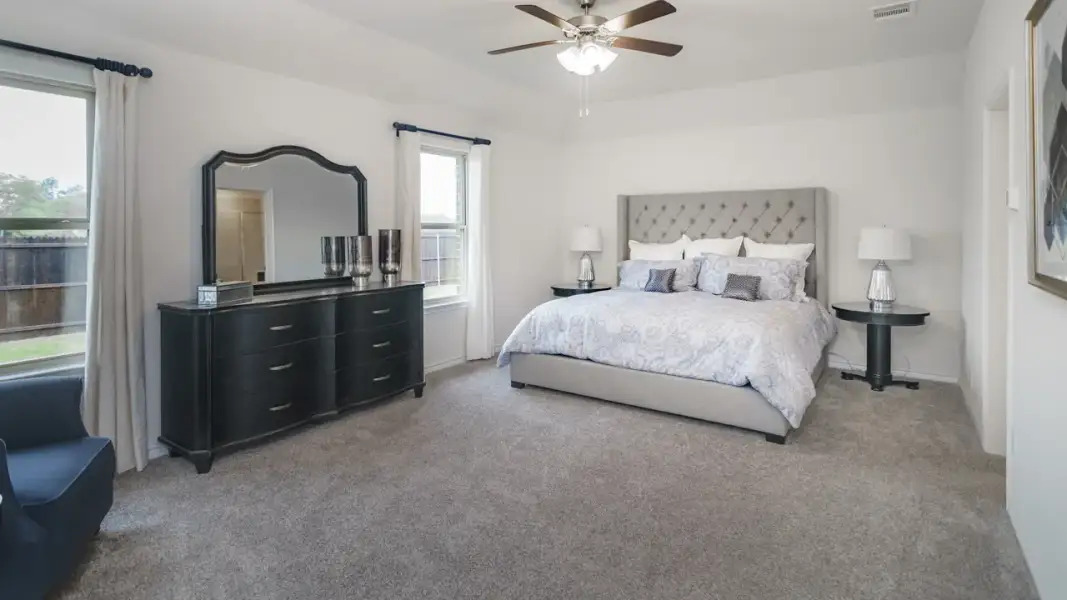 Furnished interior view inside a new home in Liberty Crossing, Royse City (Image 11).