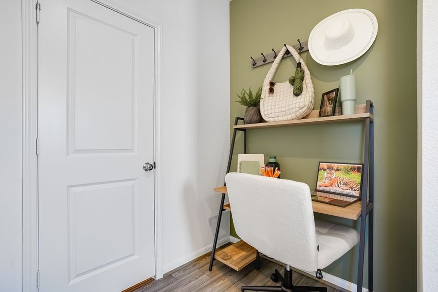 Furnished interior view inside a new home in Mason Woods, Cypress (Image 12).