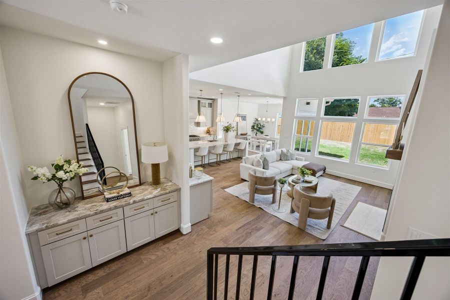 Furnished interior view inside a new home in , Houston (Image 28).
