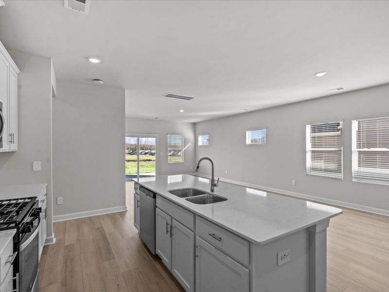 Furnished interior view inside a new home in The Farm at Wells Creek - Heritage Collection, Gray Court (Image 5).