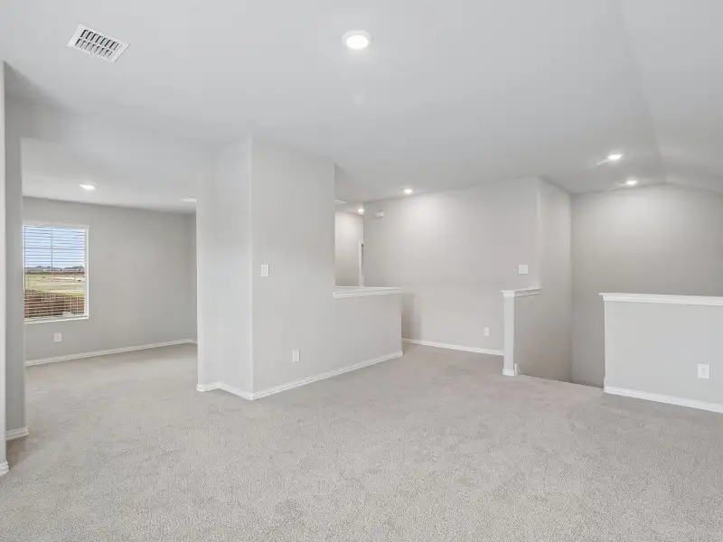 Spacious, unfurnished interior of a new home in Parks at Foster Crossing - Signature Series, Anna (Image 20). Spacious, unfurnished interior of a new home in Parks at Foster Crossing - Signature Series, Anna (Image 20).
