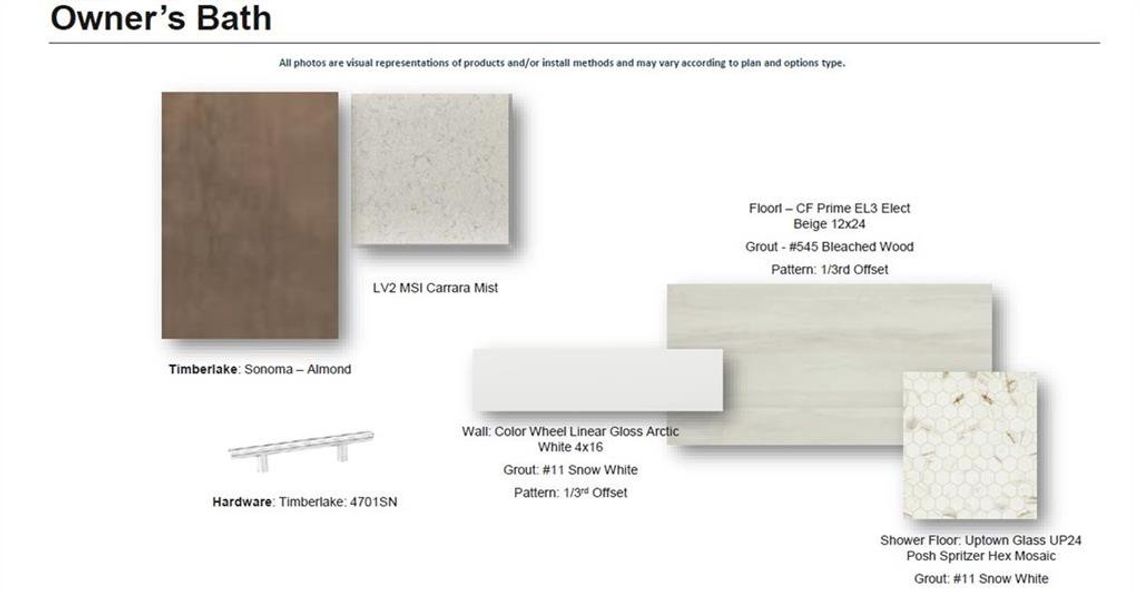 Sample of building materials used in homes in Waterhaven, Cumming (Image 34).