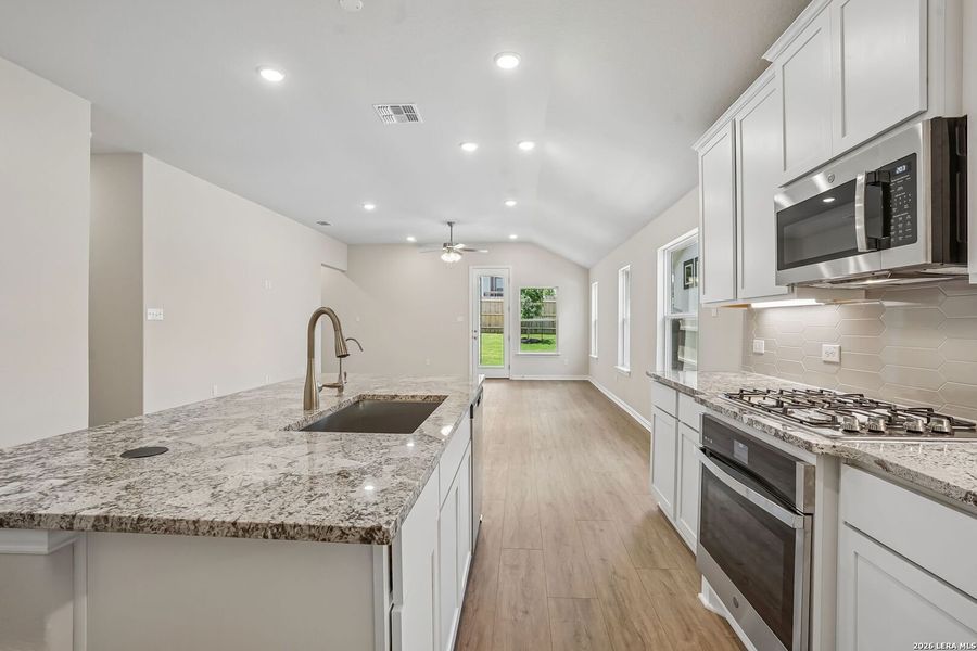Furnished interior view inside a new home in Piedmont, San Antonio (Image 13).
