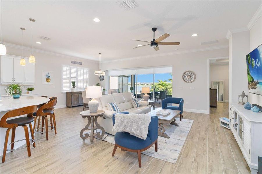 Furnished interior view inside a new home in , St. Cloud (Image 46).