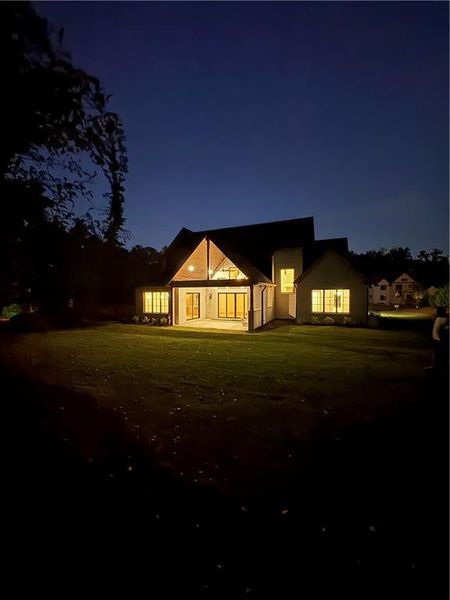 Exterior details and patio area of a home in Lyndon Creek, Milton (Image 3).