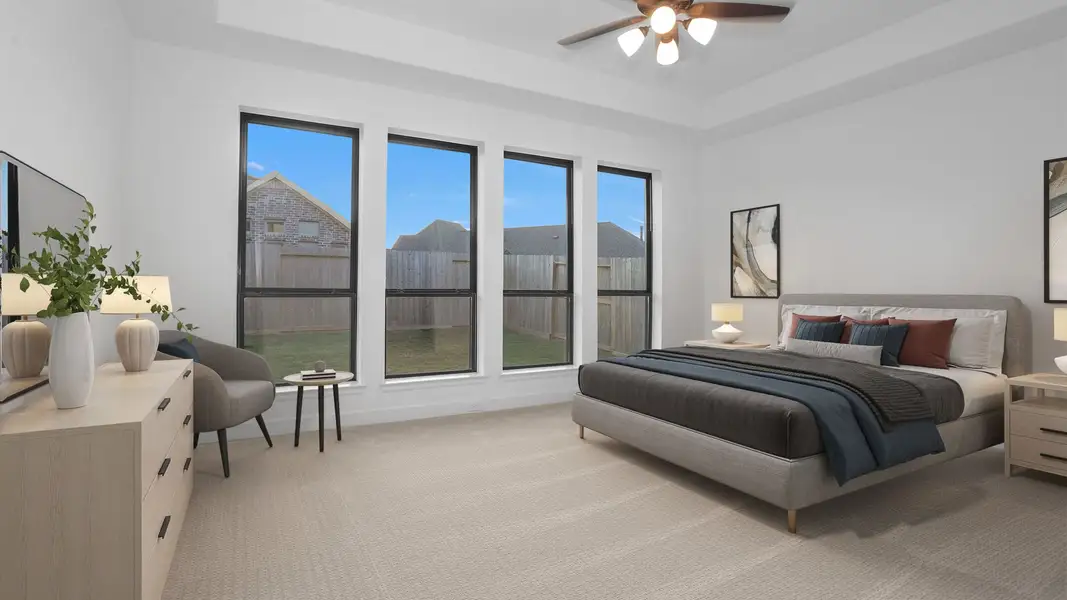 Representative furnished interior of a home built from the 3822W by Perry Homes in Terraces, Rockwall (Image 6).