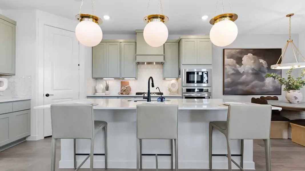 Furnished interior view inside a new home in Alexander, Pearland (Image 4).