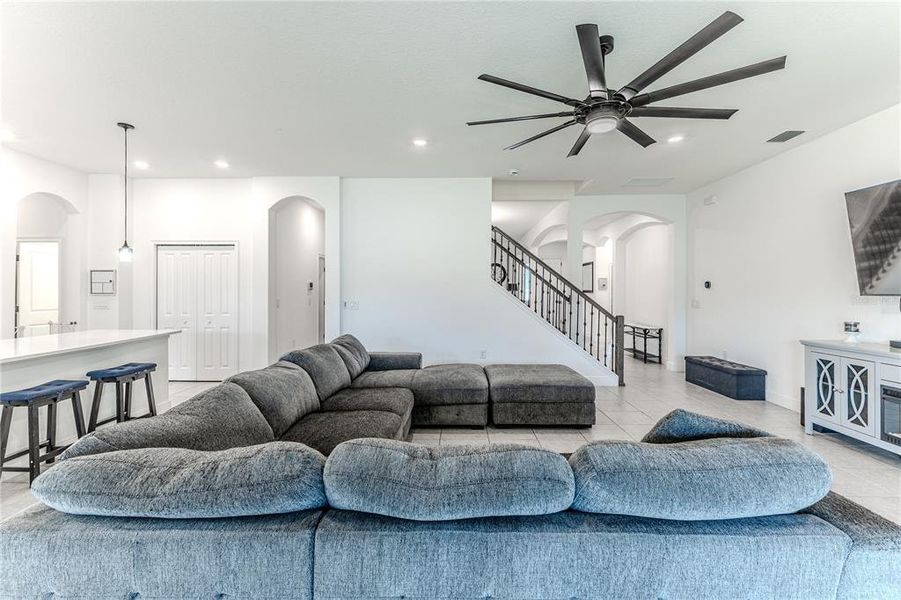 Furnished interior view inside a new home in Whiting Estates, Spring Hill (Image 39).