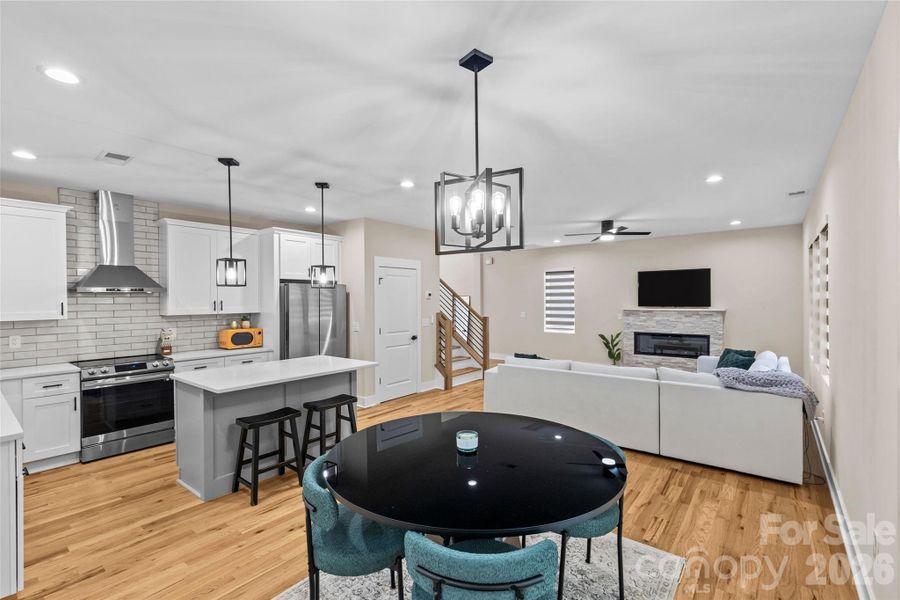 Furnished interior view inside a new home in , Charlotte (Image 28).