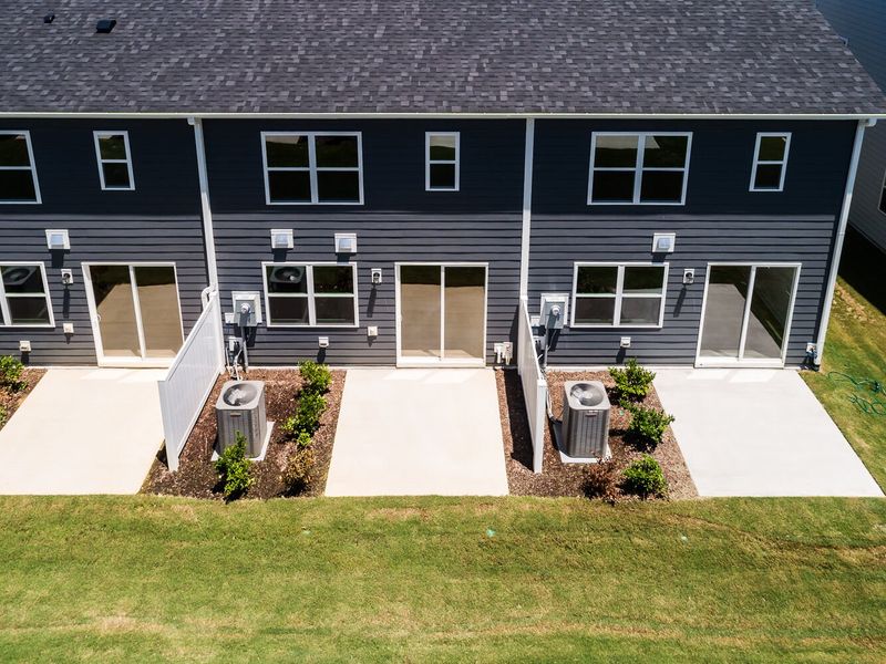 Exterior details and patio area of a home in Vaughan Farms, Angier (Image 3). Exterior details and patio area of a home in Vaughan Farms, Angier (Image 3).