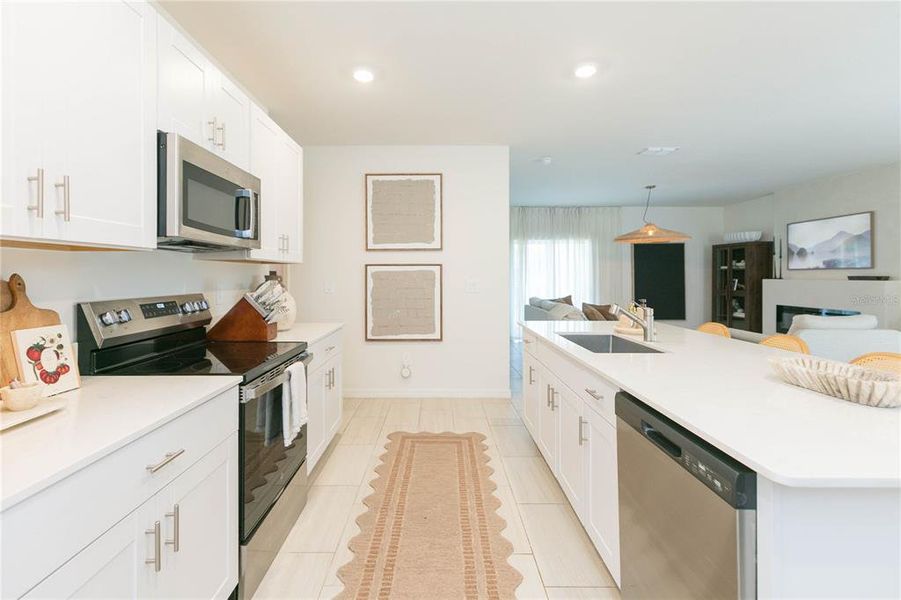 Furnished interior view inside a new home in Angeline, Land O' Lakes (Image 31).