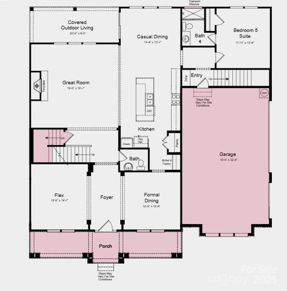 Additional highlights include: finished walkout basement with bedroom suite, additional windows, tray ceiling at primary suite.