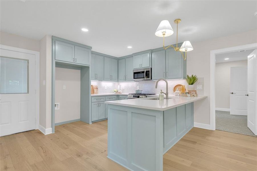 Furnished interior view inside a new home in , Troup (Image 7). Furnished interior view inside a new home in , Troup (Image 7).
