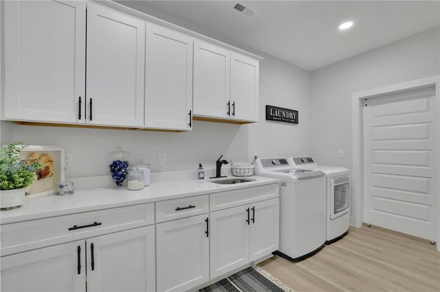 Furnished interior view inside a new home in , Monroe (Image 67).