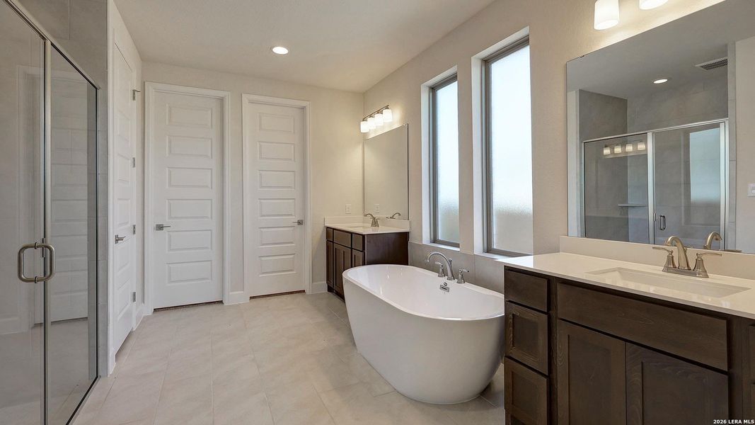 Furnished interior view inside a new home in Alsatian Oaks, Castroville (Image 7).