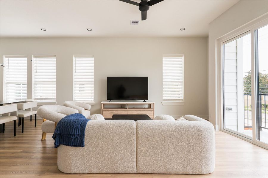 Furnished interior view inside a new home in , Houston (Image 11). Furnished interior view inside a new home in , Houston (Image 11).
