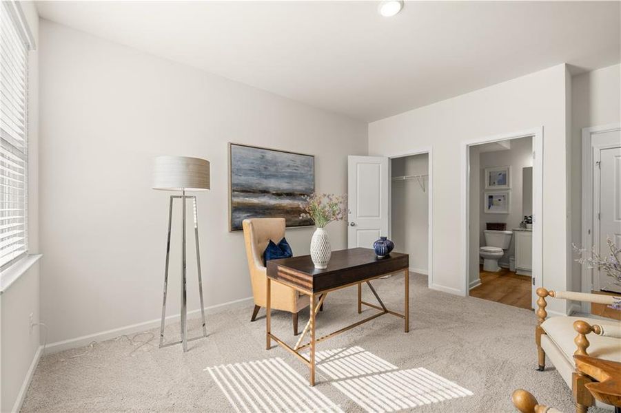 Furnished interior view inside a new home in Alcovy Village, Lawrenceville (Image 6).