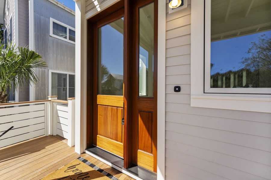 Exterior details and patio area of a home in , Mount Pleasant (Image 26).