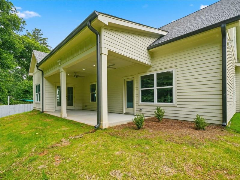 Exterior details and patio area of a home in , Marietta (Image 28).