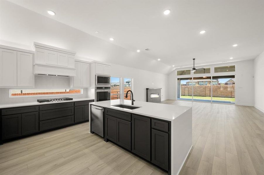 Furnished interior view inside a new home in Shady Valley Estates, Midlothian (Image 15).