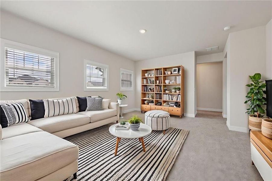 Furnished interior view inside a new home in River Pointe, Monroe (Image 9).