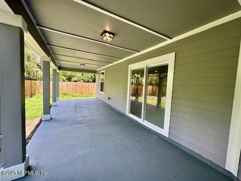 Exterior details and patio area of a home in , Jacksonville (Image 27).