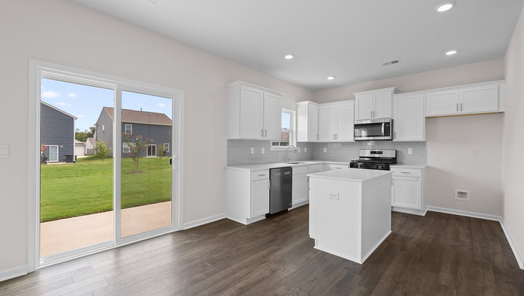 Representative furnished interior of a home built from the BILTMORE by D.R. Horton in Waverly Station, Greenwood (Image 6).