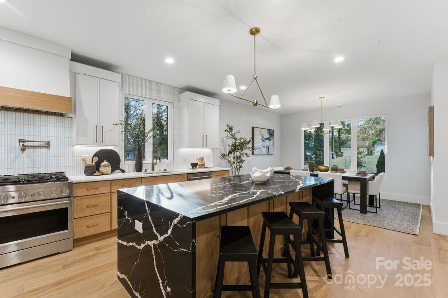 Furnished interior view inside a new home in , Charlotte (Image 38).