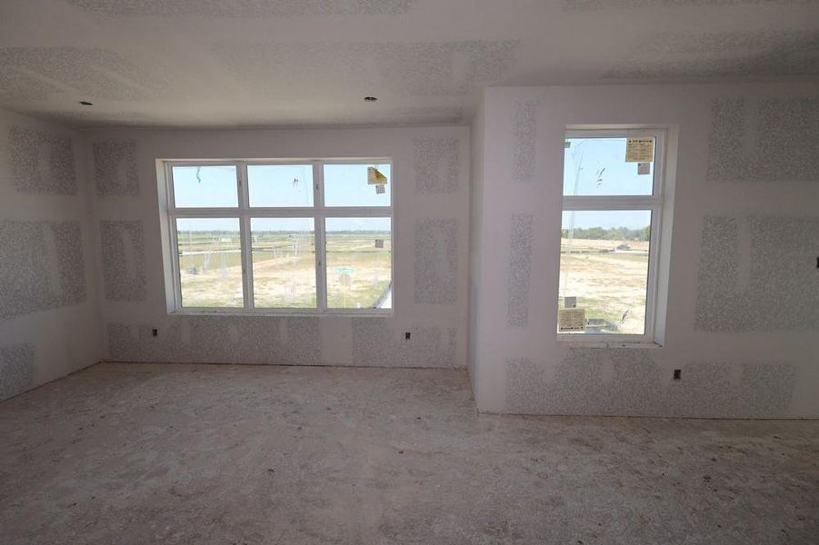 Spacious, unfurnished interior of a new home in Easthaven at Bridgeland Central - Horizon Collection, Cypress (Image 14).