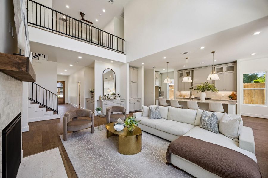 Furnished interior view inside a new home in , Houston (Image 33).