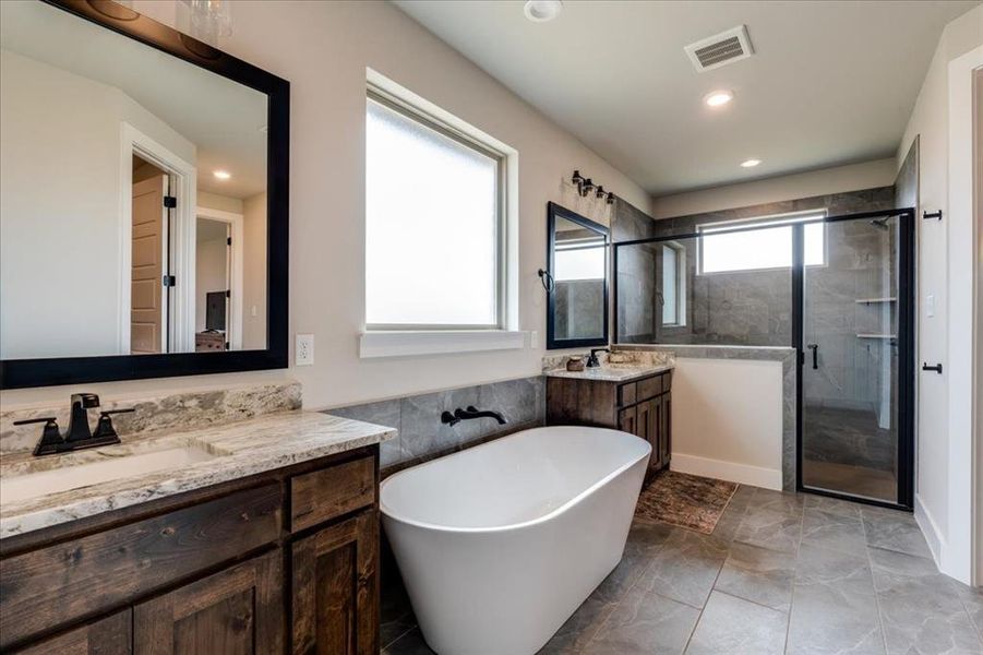 Furnished interior view inside a new home in , Godley (Image 28).