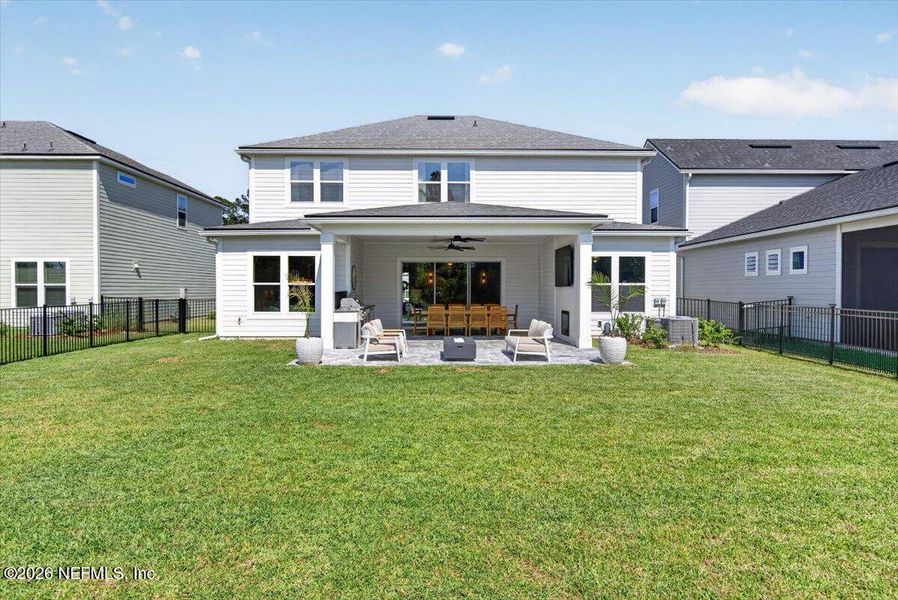 Exterior details and patio area of a home in , St. Johns (Image 30).