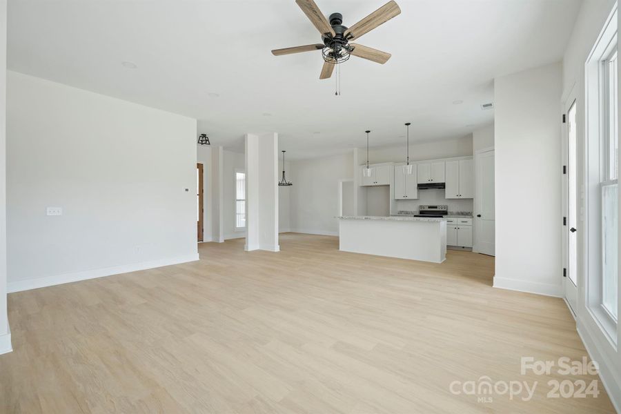 Living Room Kitchen