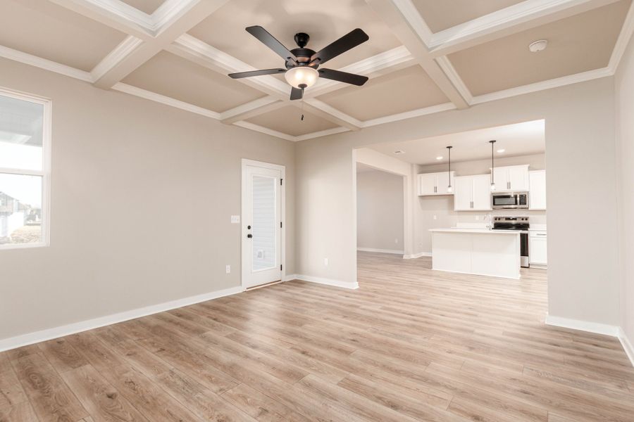 Representative unfurnished interior of a home built from the Cypress w/ Bonus Rm by Nason Homes in Woodland Farms, Dickson (Image 21).