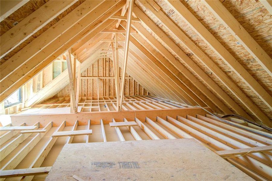 In-progress construction of a new home in , Dawsonville, GA (Image 40).