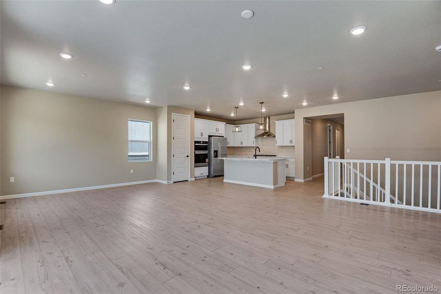 Spacious, unfurnished interior of a new home in Reunion Ridge, Commerce City (Image 46).