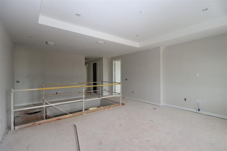 In-progress construction of a new home in Center Lake on the Park, St. Cloud, FL (Image 6).