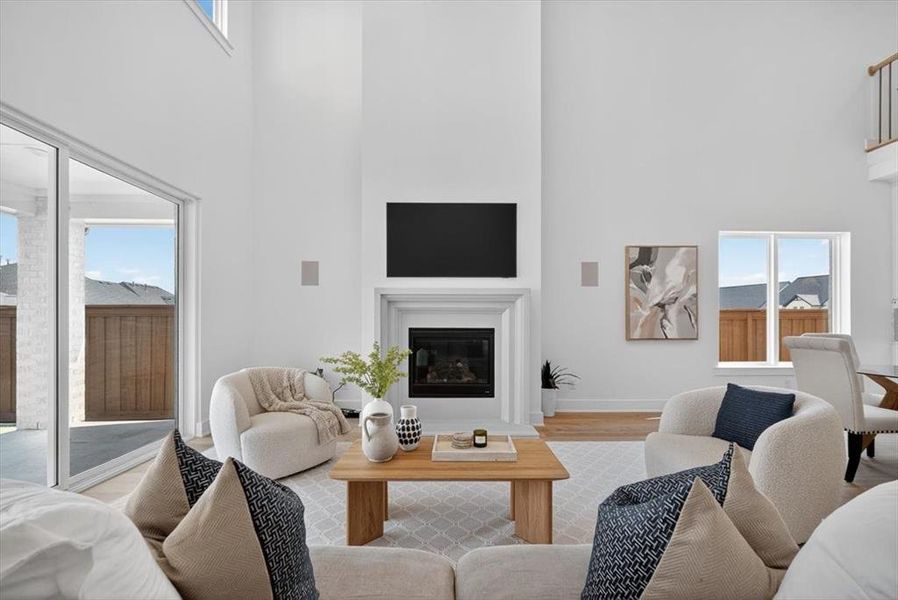 Furnished interior view inside a new home in , Frisco (Image 11).