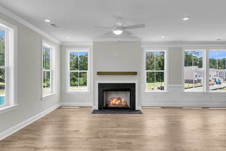 Spacious, unfurnished interior of a new home in Heron Preserve, Hanahan (Image 21). Spacious, unfurnished interior of a new home in Heron Preserve, Hanahan (Image 21).
