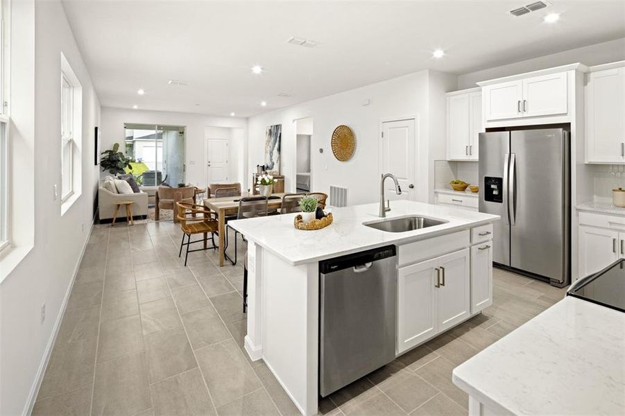 Furnished interior view inside a new home in Rainwood, Groveland (Image 9). Furnished interior view inside a new home in Rainwood, Groveland (Image 9).
