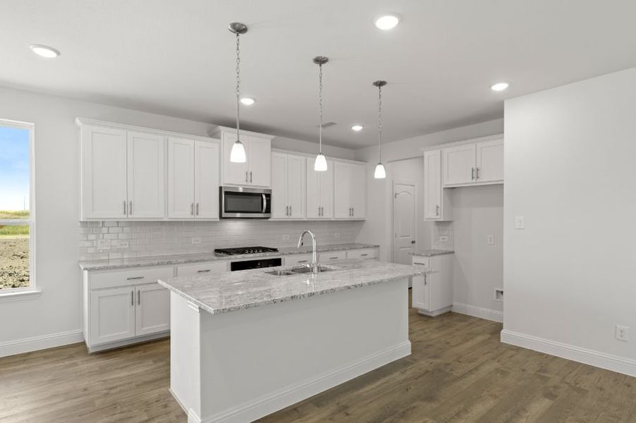 Representative furnished interior of a home built from the Cedar by UnionMain Homes in Edgewater, Fate (Image 11). Representative furnished interior of a home built from the Cedar by UnionMain Homes in Edgewater, Fate (Image 11).