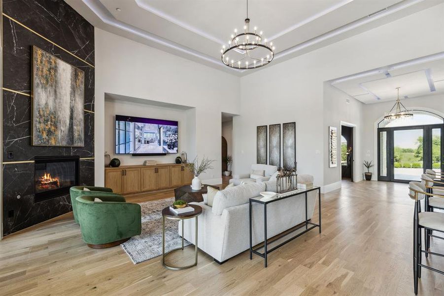 Furnished interior view inside a new home in , Celina (Image 1).