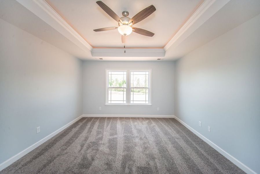 Representative unfurnished interior of a home built from the Franklin by Enchanted Homes in Guadalupe Heights, Seguin (Image 36).
