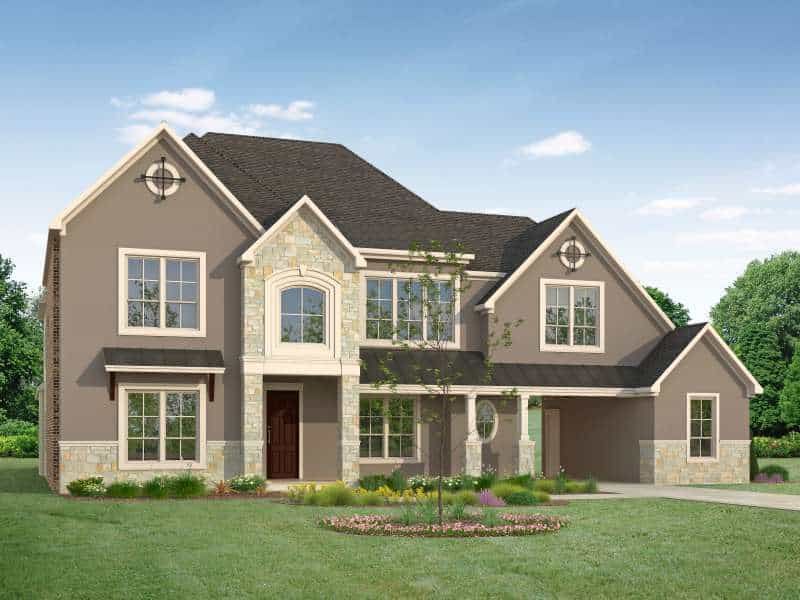 Front exterior of a home in the Jubilee 80′ Lots community, located in Hockley, TX (Image 14).