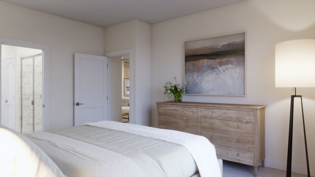 Representative furnished interior of a home built from the 4054 by Risewell Homes in Parkton Square, Kyle (Image 11).