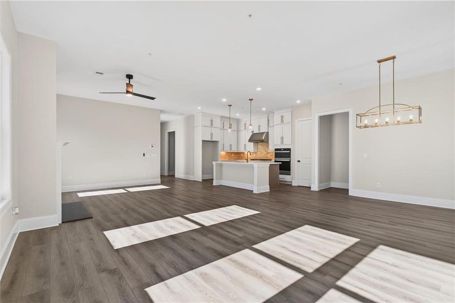 Spacious, unfurnished interior of a new home in The Reserve at Bells Ferry, Kennesaw (Image 24).