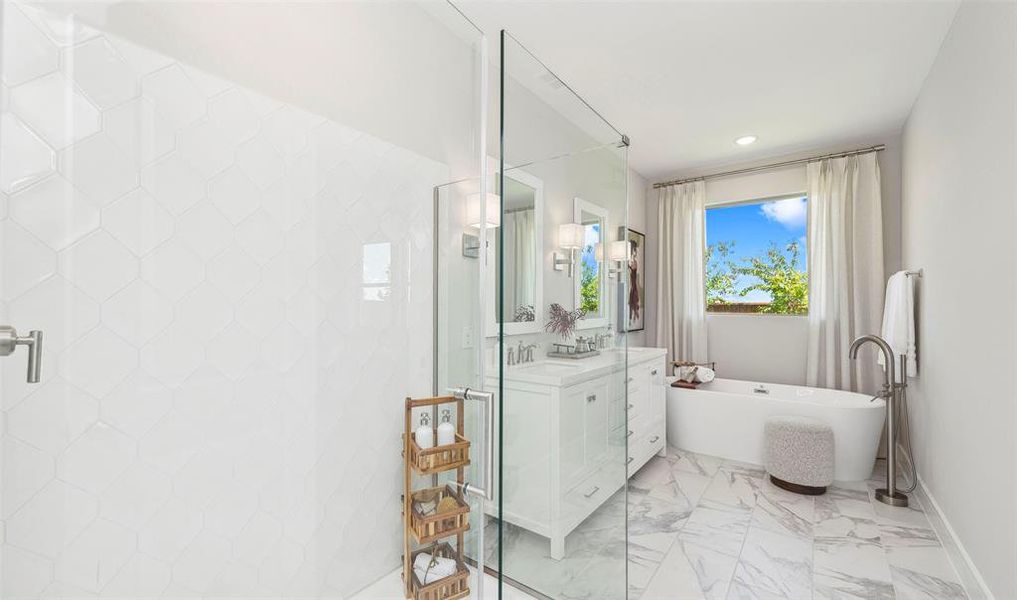 Furnished interior view inside a new home in Creekshaw, Royse City (Image 33).