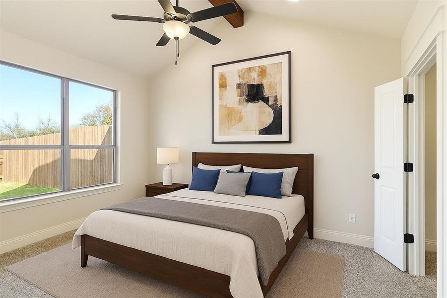 Furnished interior view inside a new home in , Weatherford (Image 7).